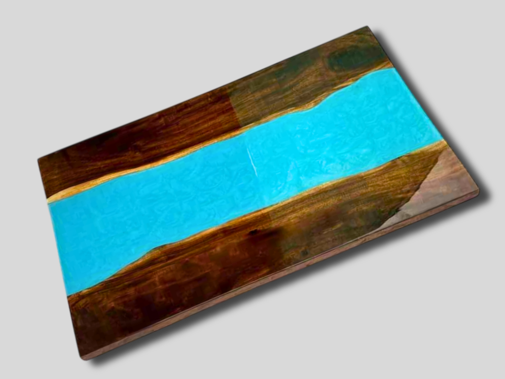 Made to order Epoxy Resin Kitchen Island River Slab Top Handmade High-quality Natural Acacia Wood  